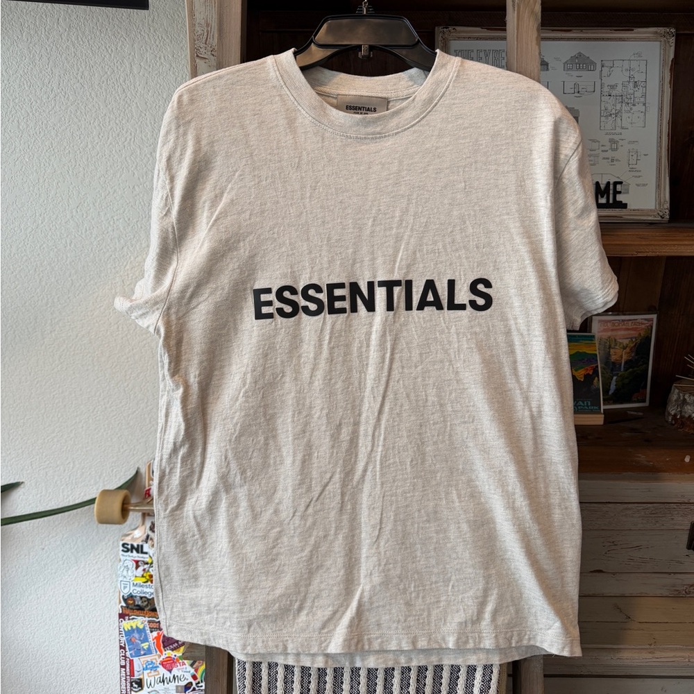 Essentials Fear of God logo tee size XXS